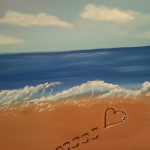 Heart on a Beach