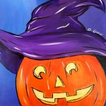 witch hat pumpkin